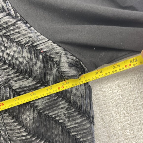 Picadilly Full Zip Jacket Black Moto Textured Mix-Media Women Sz XL Canada Made - Picture 7 of 13